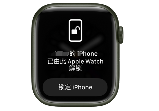 高埗镇苹果手机维修分享用 AppleWatch 解锁配备面容 ID 的 iPhone方法 